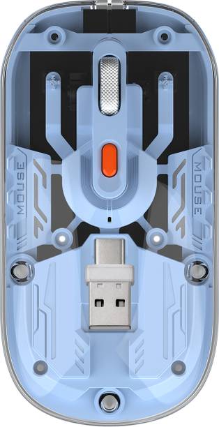 AMKETTE Epic TP Multi-Device 3200 DPI with USB A+C Nano Receiver Rechargeable Ambidextrous Optical Mouse