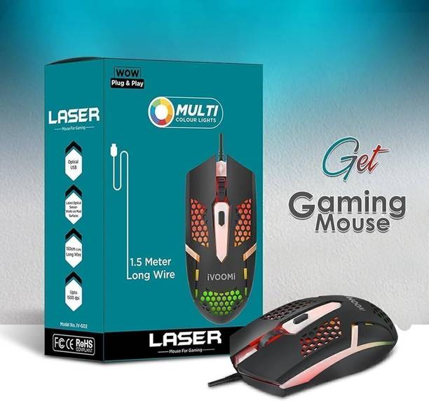 iVoomi IV-G02 Wired Right Handed Optical  Gaming Mouse