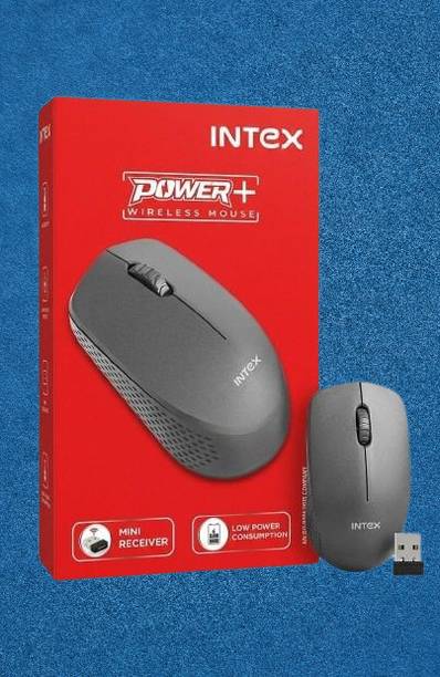 Intex Wireless Mouse_Ergonomic 2.4GHz Cordless Optical Mouse with USB Nano Receiver Wireless Ergonomic Touch Mouse