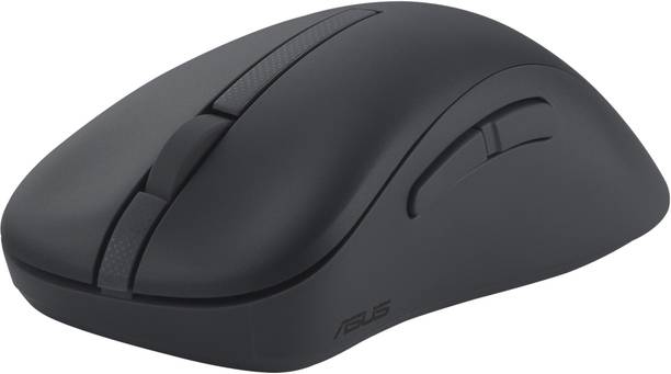 ASUS MD102 Silent Mouse Wireless Ambidextrous Optical Mouse 1600 DPI, 100% PTFE Feet, Dual Mode Connectivity, 5 Buttons  with Bluetooth
