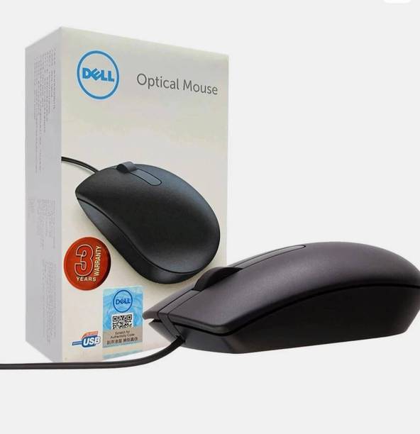 DELL 01 Wired Right Handed Optical Mouse