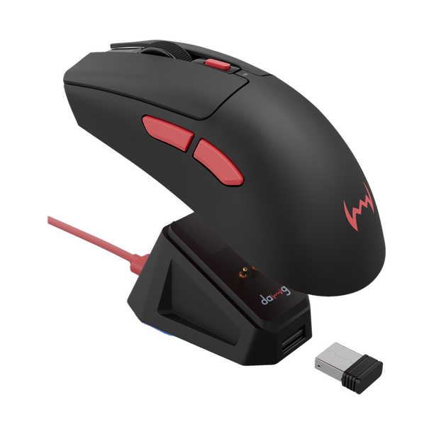 daWg W-Slay 50 Ambidextrous Optical  Gaming Mouse With Bluetooth