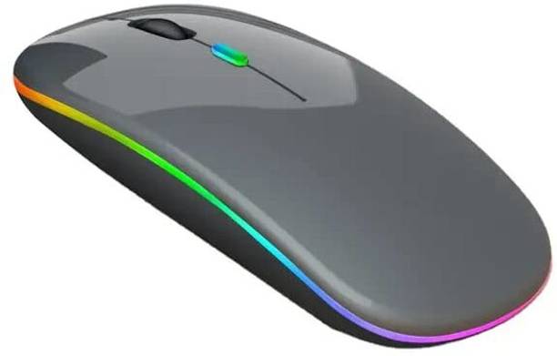 Elderbuy Wireless 2.4Ghz Rechargeable Mouse 1200 DPI Ultra-Thin Wireless Optical Mouse  with Bluetooth