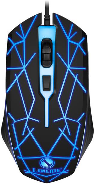 ENTWINO Dragon Gaming Mouse, DPI Button, 7 Colors Light, Metal Bottom Wired Ambidextrous Optical  Gaming Mouse