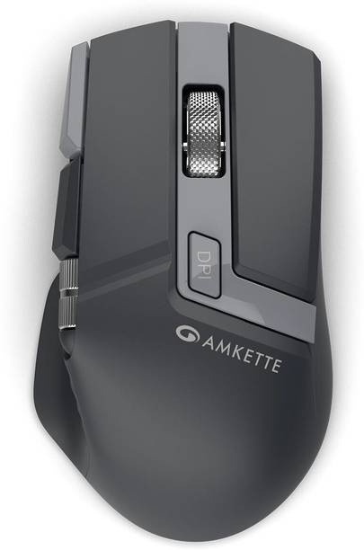AMKETTE XS Series Flow S Multi-Device 3200 DPI Rechargeable Ergonomic Optical Mouse