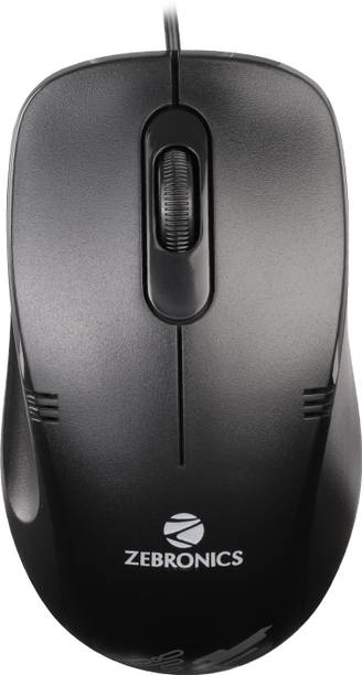ZEBRONICS Power plus Wired Ambidextrous Optical Mouse