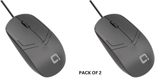 EXPERTRONICS QMU-535 (Pack of 2) Wired Ambidextrous Optical Mouse