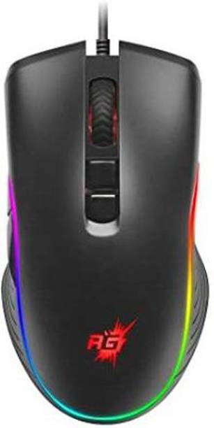 ClassicAut Gaming Mouse With Vertical 2600 DPI Adjustable Gaming Mouse Control USB Wired Hybrid  Gaming Mouse