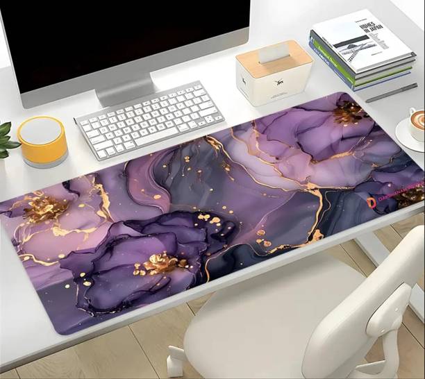 DARSHANAM WORLD Keyboard Mat, Mouse Pad Shortcut Keys Desk Mats for Office Non Slip Base Mousepad
