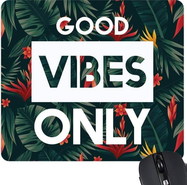 NAFCO Computer Mouse Mat with Anti-Slip Rubber Base & Smooth Mouse Control Non Slip Base Mousepad