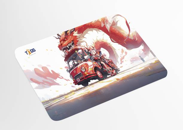 THE NEXGEN STORE DRAGON MOUSEPAD NON SLIP BASE FOR LAPTOP AND PC Non Slip Base Mousepad