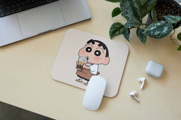 Zipcartz Shinchan Cartoon Mousepad for Pc,Laptop - Perfect for Desks & Workstations Non Slip Base Mousepad