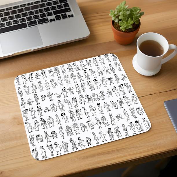 ZORI People Standing Drawing Art Printed MousePad for Gaming Computer,Laptop MousePad Non Slip Base Mousepad