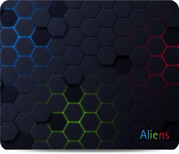 Aliens Gaming Mouse Pad, Precision, Non-Slip Rubber Base, Smooth Cloth Surface,3D Style Non Slip Base Mousepad