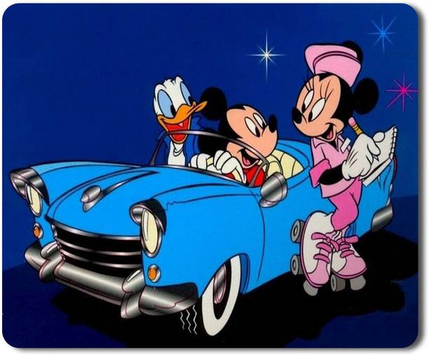 PrintingZone Compatible Print Mickey Mouse Pad (8 inch X 7 inch) (MP-114) Non Slip Base Mousepad