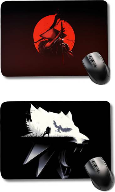 Nexix Dark Theme Printed Mousepad, Gaming Mousepad (Pack Of 2) Mousepad