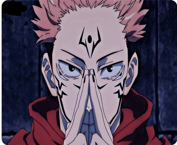 GS STUDIO Anime Sukuma printed Mouse pad with Anti-Slip Rubber Base & Smooth Control Non Slip Base Mousepad