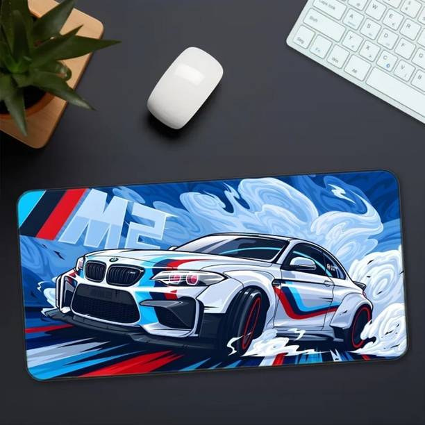 Sigma One Super Car Printed Keyboard Mouse Pad Mat - Anti-Slip & Waterproof Non Slip Base Mousepad