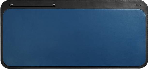 DailyObjects Leather Desktop/Laptop Desk Mat for Office/Gaming | Cable Organiser Mousepad