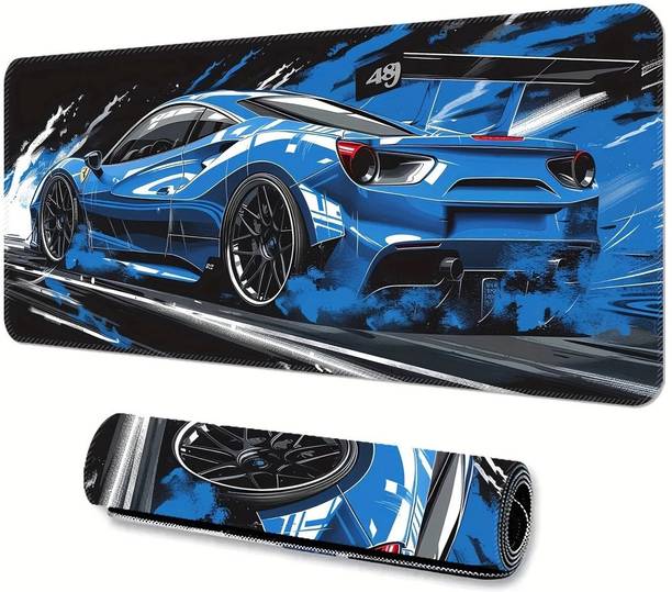 DARSHANAM WORLD Anti-Slip Keyboard Pad, Large Cheat Sheet Mouse Pad, Large Rubber Base Desk Mat Non Slip Base Mousepad