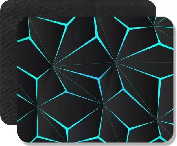 NAFCO Computer Mouse Mat with Anti-Slip Rubber Base & Smooth Mouse Control Non Slip Base Mousepad