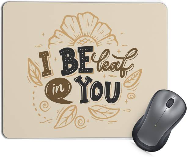 TrendoPrint MP51 Mouse Pad with Anti-Slip Rubber Base & Smooth Mouse Control Mousepad