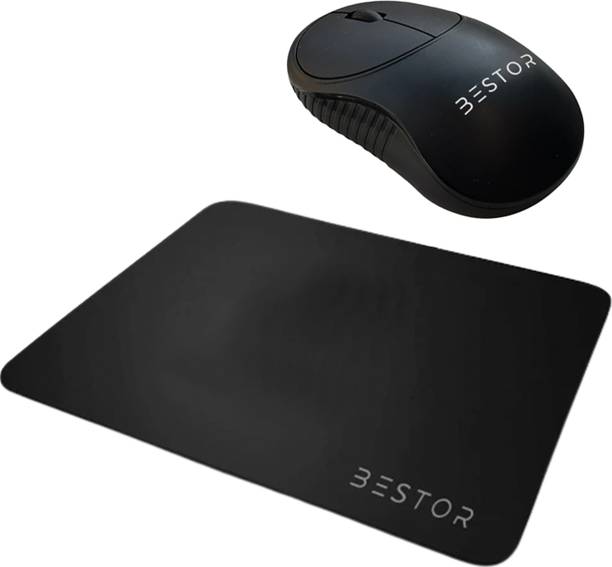 Bestor Wireless Mouse Waterproof Mouse Pad, Durable, Anti-Slip Base, Smooth Surface Non Slip Base Mousepad