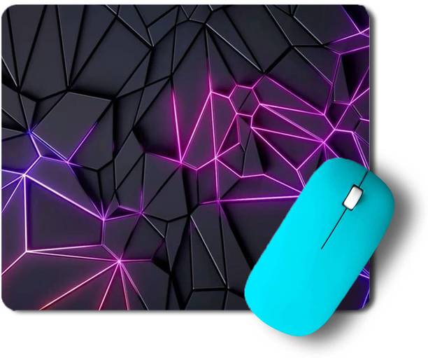 Aggarwal Pursuits Printed Zik- Zak Premium-Textured Custom Mouse Mat Thick 7x9.5 inch Non Slip Base Mousepad