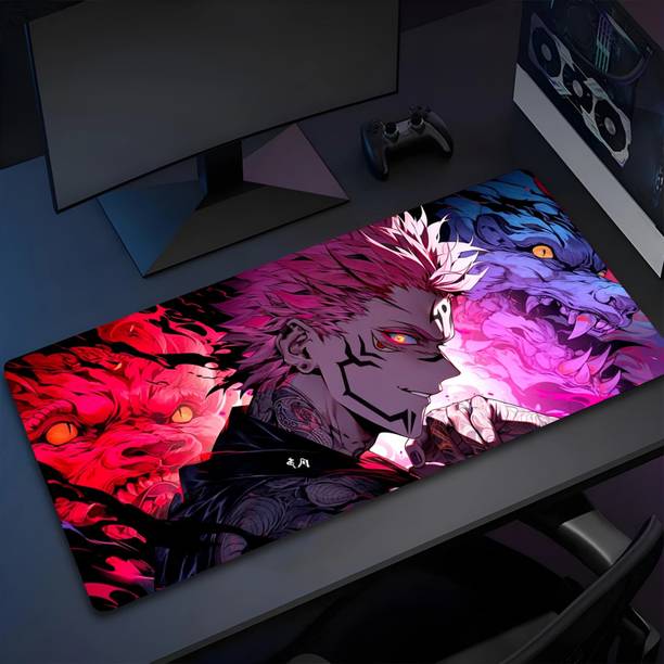 Eshaaver Laptop & Desktop Mat JJK sorcerer Animie Printed Anti-Fray Cloth Mousepad