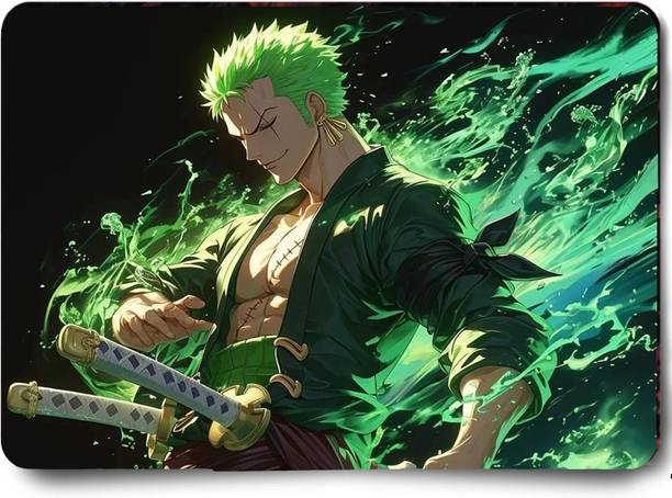 Aniithing Zoro Anime gaming Mouse Pad Non-Slip Rubber Base for Computer leptop Mousepad Non Slip Base Mousepad