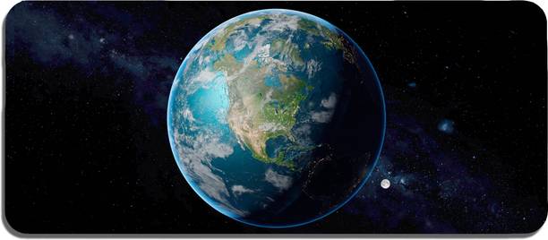 Aniithing Earth Gaming Large Mouse Pad XXL, Extended, Pc & keyboard 23 X 11 inch Non Slip Base Mousepad