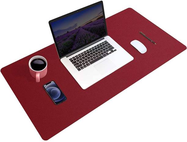 STORITE Dual Sided Leather Desk Protector Mouse Pad, Waterproof Writing Pad for Office Mousepad