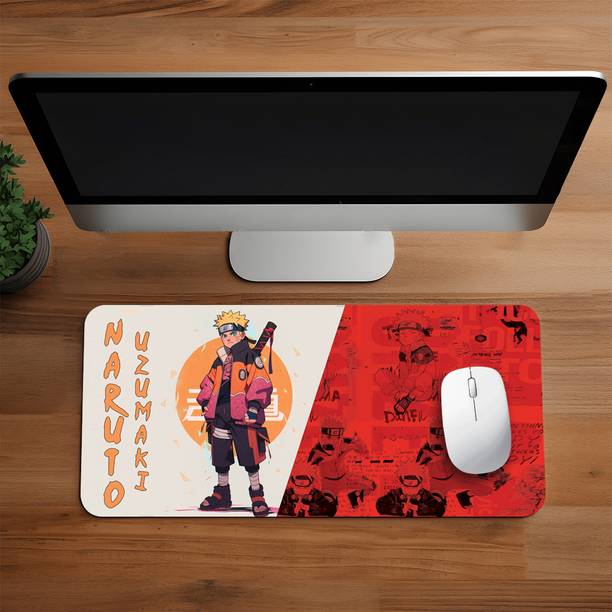 ZORI Naruto Uzumaki Printed Mouse Pad for Gaming Computer, Laptop (11*23inch) Mousepad