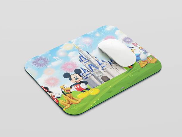 UNIARAWALAS Mickey Mouse Cartoon M13 Non Slip Base Mousepad