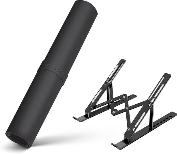 Bestor 2 IN 1 Combo Mouse mat with Laptop Stand for Set Your Desk Workstation