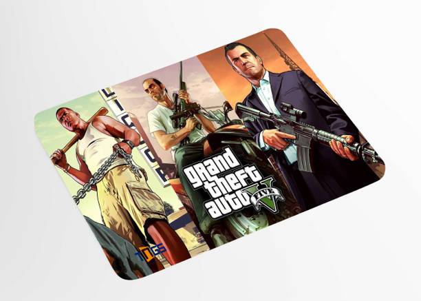 THE NEXGEN STORE GTA v HIGH QUALITY MOUSEPAD BEST FOR LAPTOP AND DESKTOP Non Slip Base Mousepad