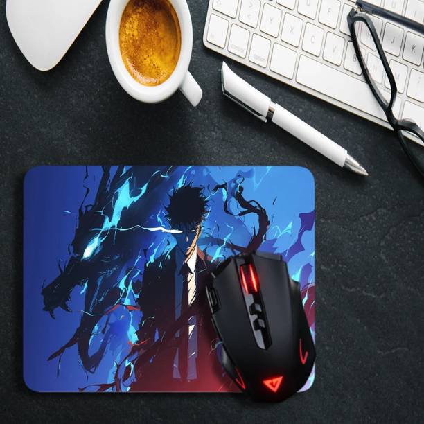 Inkaura Solo Leveling Printed Mouse Pad Gaming and Desktop Best For Anime Lover 9x7 Inch Mousepad