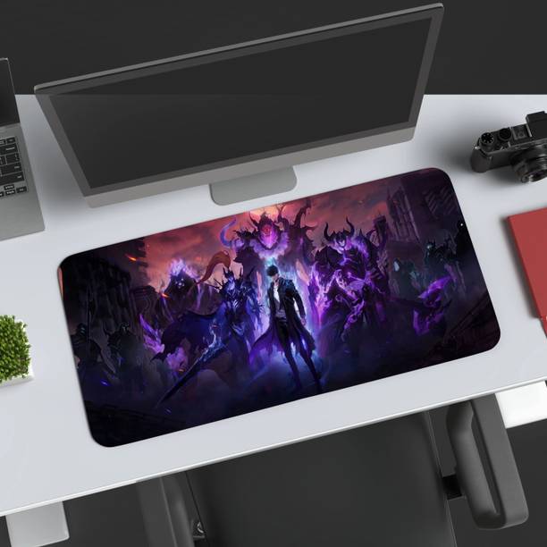 TheCommonCart Premium Demon Dominion Desk Mat | Anti-Skid | Anti-Slip | 60*28 cm | Laptop Mat Non Slip Base Mousepad