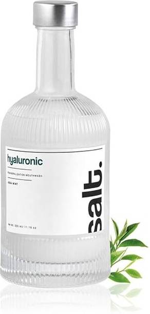 Salt. Hyaluronic Mouthwash | Natural Whitening & Fresh Breath | SLS + Alcohol Free - Aqua Mint
