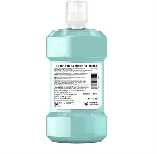 LISTERINE Total Care Sensitive Soothing Taste - Mint