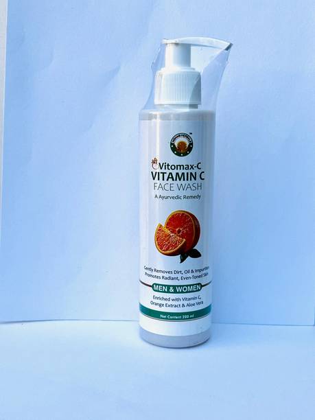 NISHAM HERBALS Vitomax -C Vitamin C FESH WASH - Orange, Vitamin C + Aloe Vera, Vitamin C Brightening / Glowing Variant, Glycerin