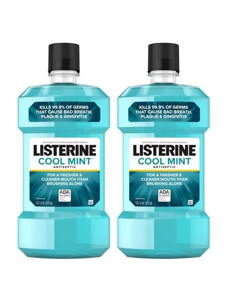 LISTERINE Cool Mint Mouthwash 250ml x 2 - COOL MINT