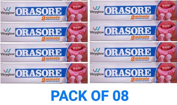 VINYGLOW Orasore Mouth Ulcer Relief Gel with Spearmint, Fennel & Glycerine - Mint
