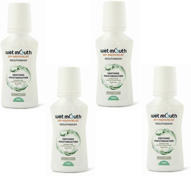 ICPA Wet Mouth For Dry Mouth 200 ml (Pack of 4) - Mint