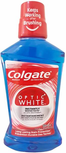 Colgate Optic White Instantly Whiter Mouthwash IMPORTED - FRESH MINT
