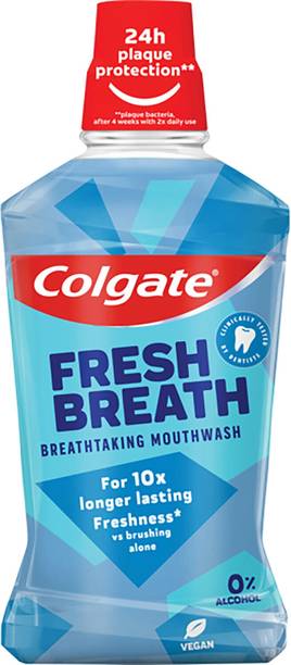 Colgate Fresh Breath Breathtaking Imported Mouthwash, 500ml - Fresh Mint
