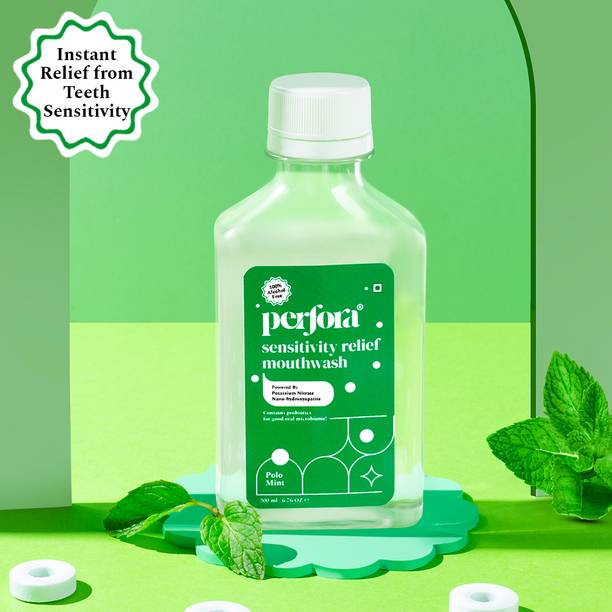 Perfora Sensitivity Relief Mouthwash | Alcohol & SLS Free Mouthwash - Polo Mint