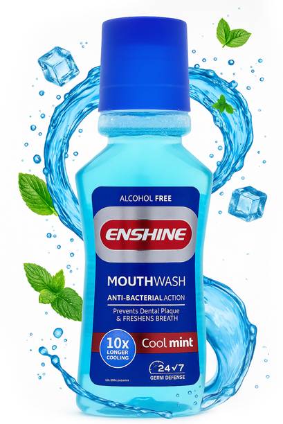 Enshine Alcohol-Free Mouthwash with Menthol | 10X Longer Cooling - Cool Mint