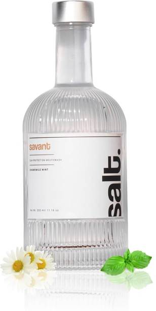 Salt. Savant Mouthwash | Reduces Plaque & Supports Oral Hygiene | SLS + Alcohol-Free - Chamomile Mint