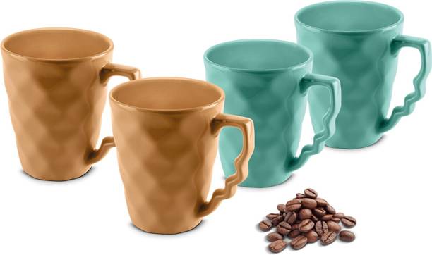 Urban Chef PRISM Ceramic Handcrafted Shine Matte- Microwave Safe Coffee / Milk with Handle Ideal Best For Self Use Or Gift for Friends, Anniversary, Birthday Ceramic Coffee Mug